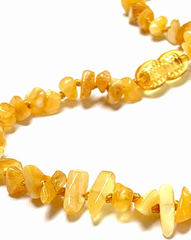 Baby/Kind - Barnsteen ketting - butter - chips 33cm - Lille Barn - With ♥ for the smallest