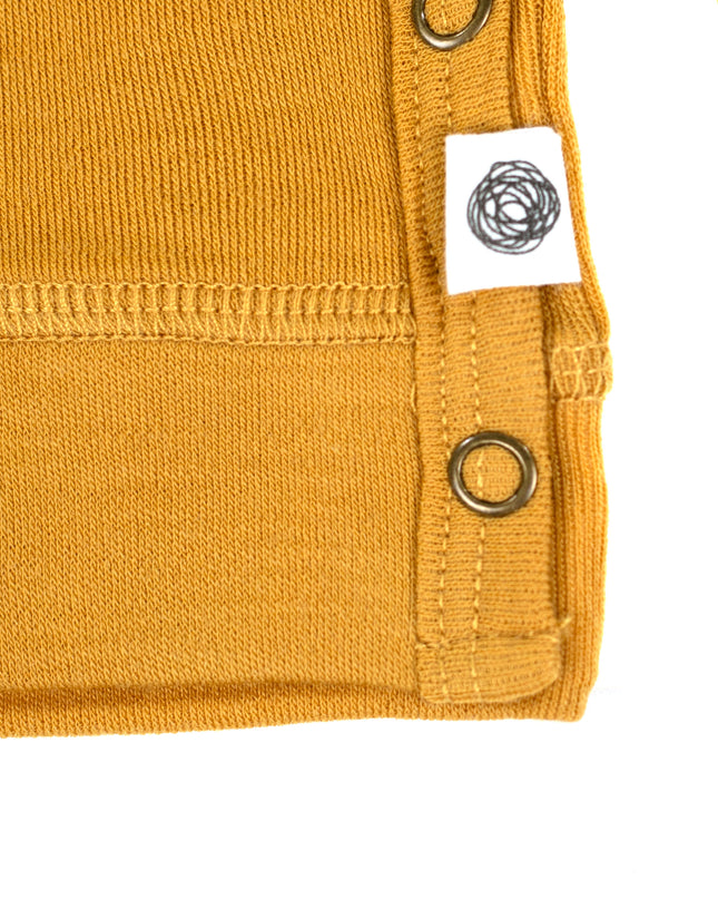 Baby Woll-Wickelpullover – Merinowolle – Harvest Gold