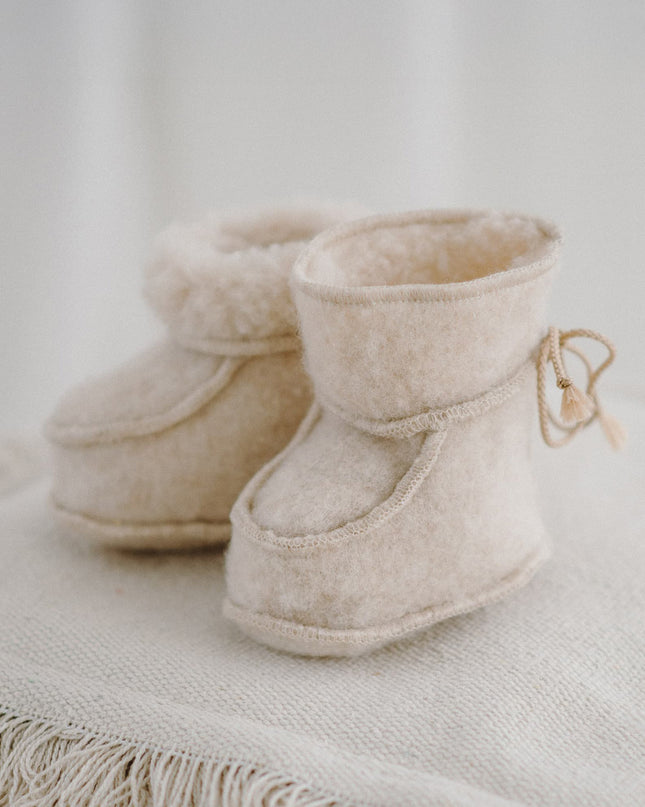 Hausschuhe aus Merinowolle – 13 cm / Größe 20