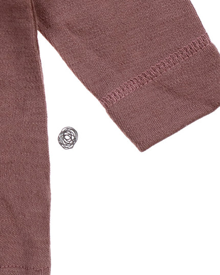 Wollen Baby- en kindertrui / long sleeve shirt – Merinowol - Twilight mauve - Lille Barn - With ♥ for the smallest
