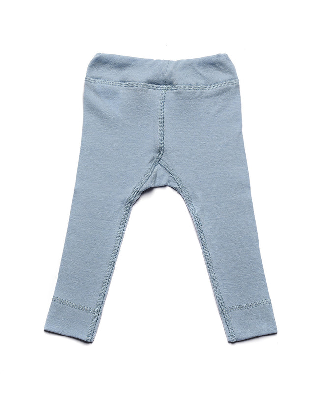 Wool Baby - Kinderhose - Merinowolle - Blue Fog