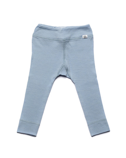 Wool Baby - Kinderhose - Merinowolle - Blue Fog