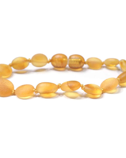 Baby/Kind - Barnsteen armbandje - Ovalen ruwe kraaltjes - Lille Barn - With ♥ for the smallest