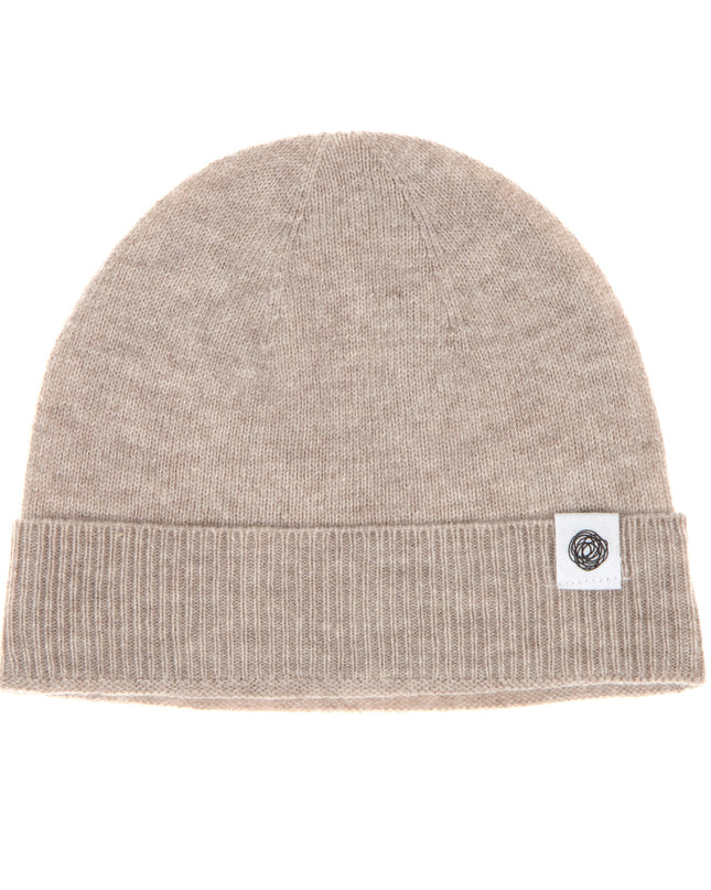 Babymütze aus Wolle gestrickt - Merinowolle - Knoblauch