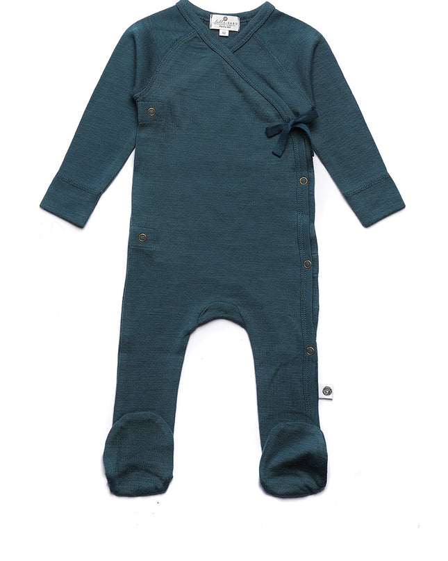 Wollstrampler / Romper – Merinowolle – Orion Blue