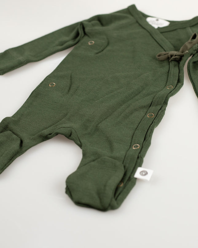 Playsuit / Strampler aus Wolle – Merinowolle