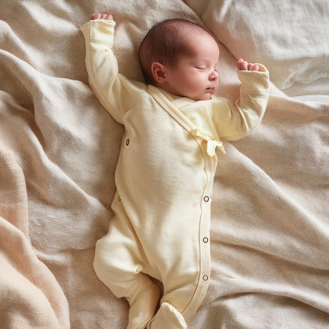 Playsuit / Strampler aus Wolle – Merinowolle