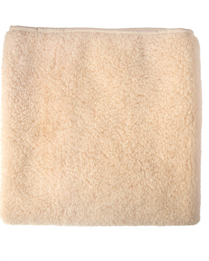 Wolldecke für Kleinkinderbetten, 120 x 150 cm – Merinowolle – Mandel