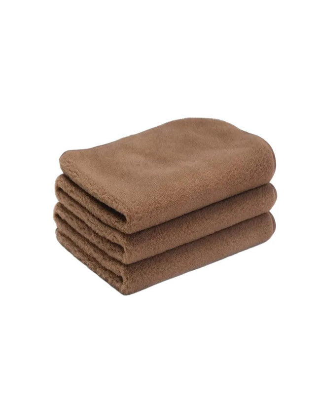 Wollen onderlegger / onderdeken ledikant – kamelenwol / merinowol – 60x120cm - Bruin - Lille Barn - With ♥ for the smallest