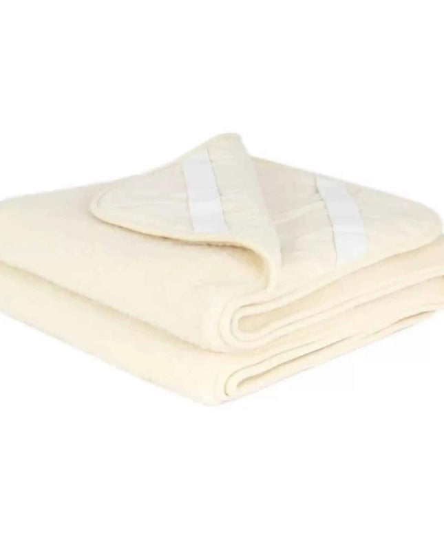 Wollen onderlegger / onderdeken ledikant – merinowol – 60x120cm - natural - Lille Barn - With ♥ for the smallest