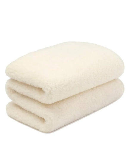 Wollen wiegdeken 2 laags  - 75 x 100cm - Merinowol - Naturel - Lille Barn - With ♥ for the smallest