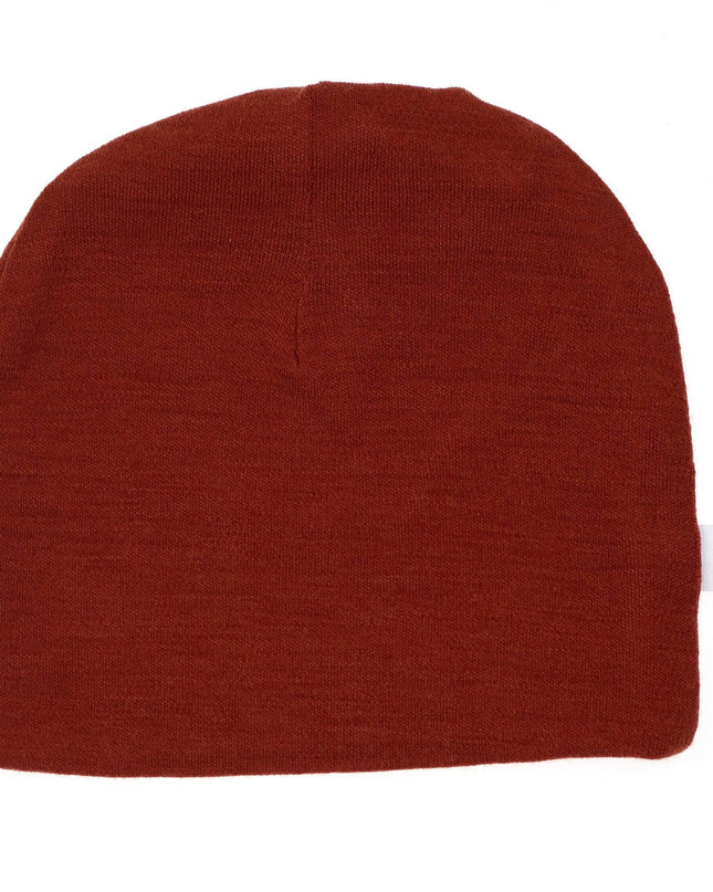 Wollen baby muts - Merinowol - Burnt henna - Lille Barn - With ♥ for the smallest