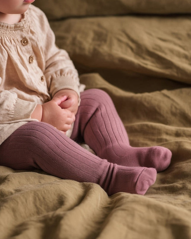 Wollstrumpfhose für Babys und Kinder - Merinowolle - Haze