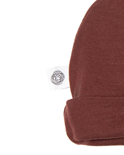 Wollmütze für Babys - Merinowolle - Zimt