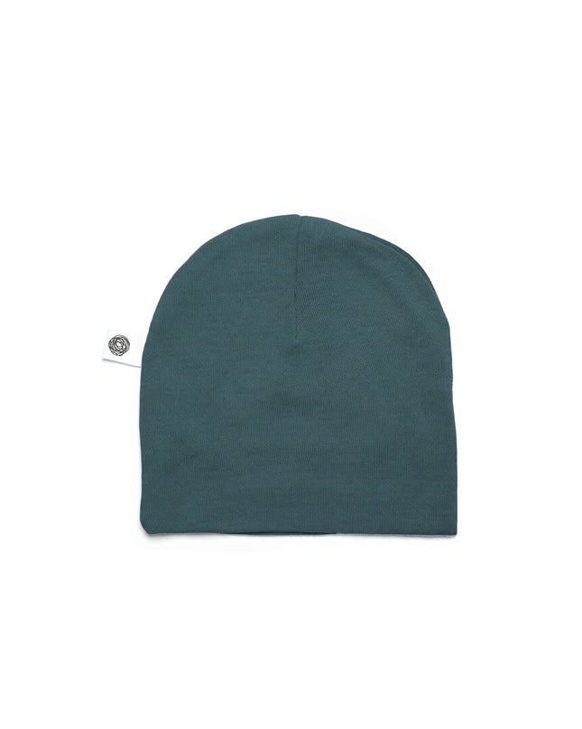 Wollmütze für Babys - Merinowolle - Orionblau