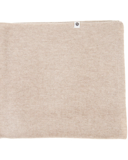 Babydecke / Kinderdecke aus Wolle gestrickt - Merinowolle - Knoblauch