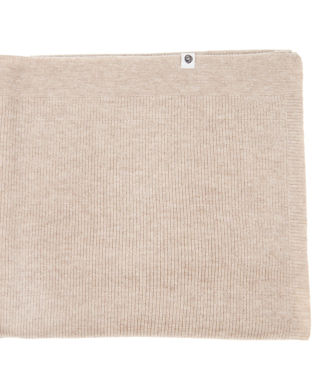 Babydecke / Kinderdecke aus Wolle gestrickt - Merinowolle - Knoblauch