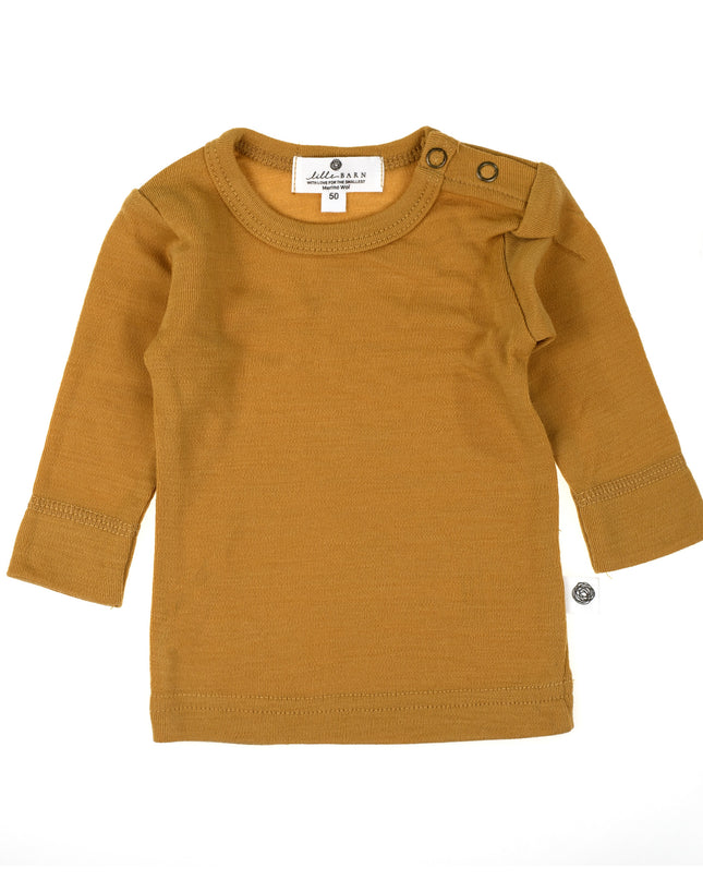 Baby-Kinderpullover aus Wolle - Merinowolle - Harvest Gold
