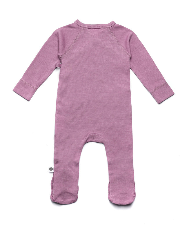Wollstrampler / Romper – Merinowolle – Lavender Mist