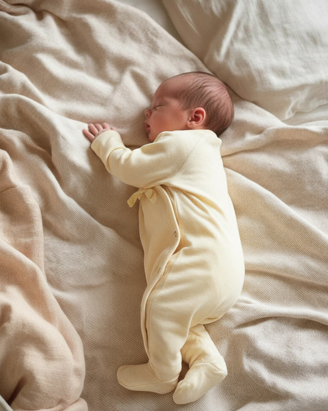 Playsuit / Strampler aus Wolle – Merinowolle