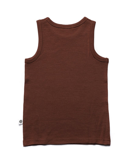 Kinder Wollshirt - Merinowolle - Zimt