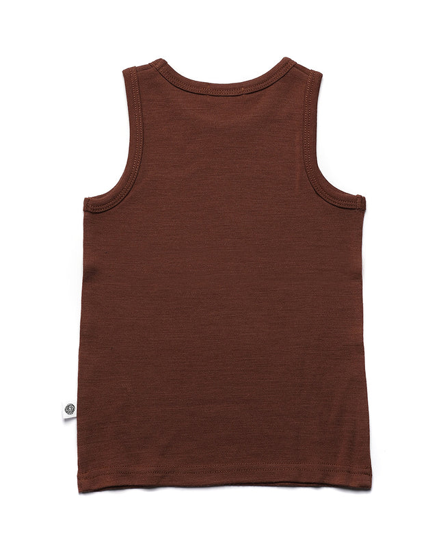 Kinder Wollshirt - Merinowolle - Zimt