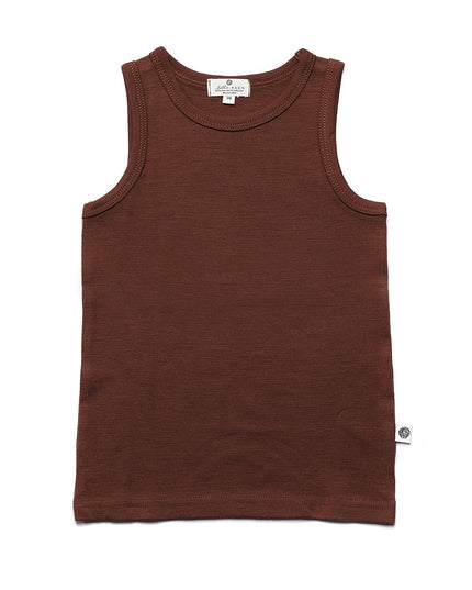 Kinder Wollshirt - Merinowolle - Zimt