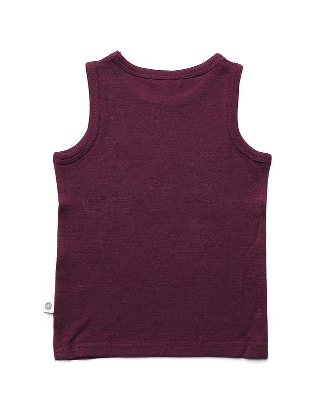 Kinder Wollshirt - Merinowolle - Feige