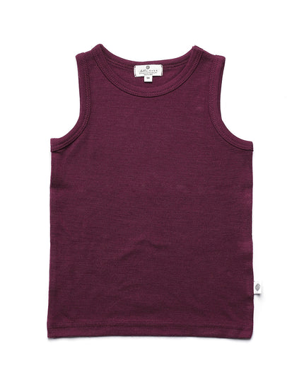 Kinder Wollshirt - Merinowolle - Feige