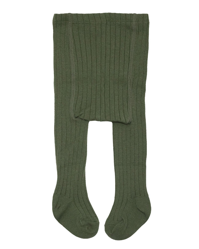 Woll-Baby-Kinderstrumpfhose - Merinowolle - Helles Avocado