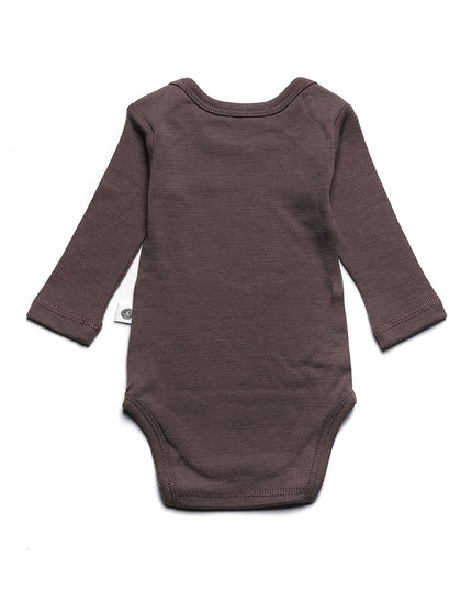 Woll-Strampler mit langen Ärmeln - Merinowolle - Pfefferkorn