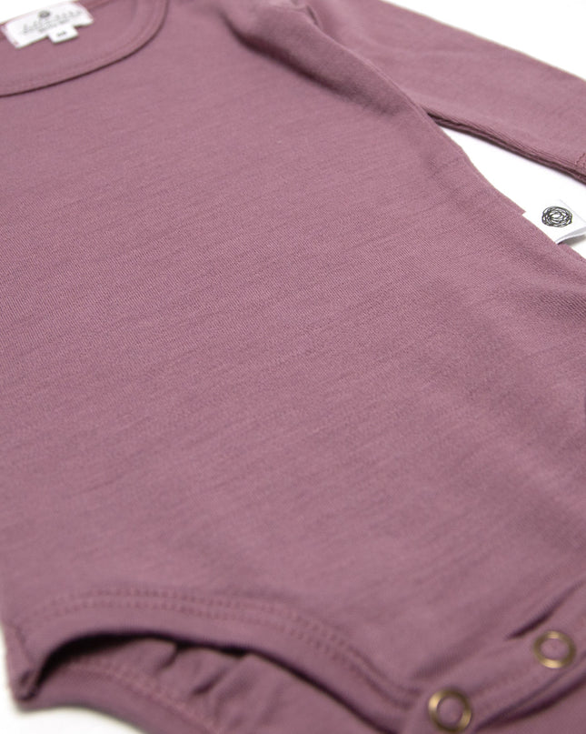 Woll-Strampler mit langen Ärmeln - Merinowolle - Traubenshake