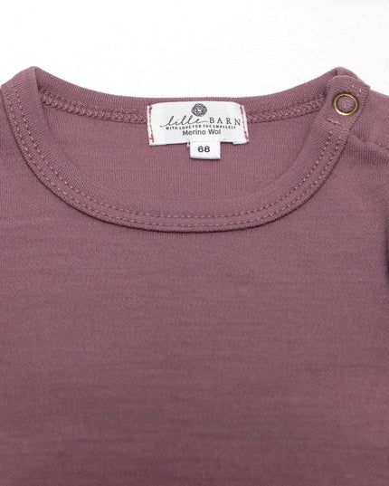 Woll-Strampler mit langen Ärmeln - Merinowolle - Traubenshake