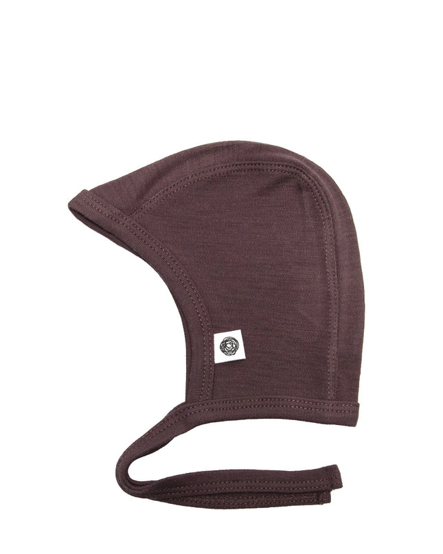 Baby Wollmütze mit Schleife – Merinowolle - Pfefferkorn