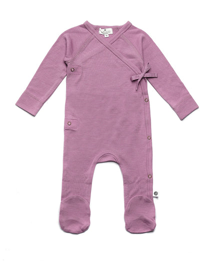 Wollstrampler / Romper – Merinowolle – Lavender Mist