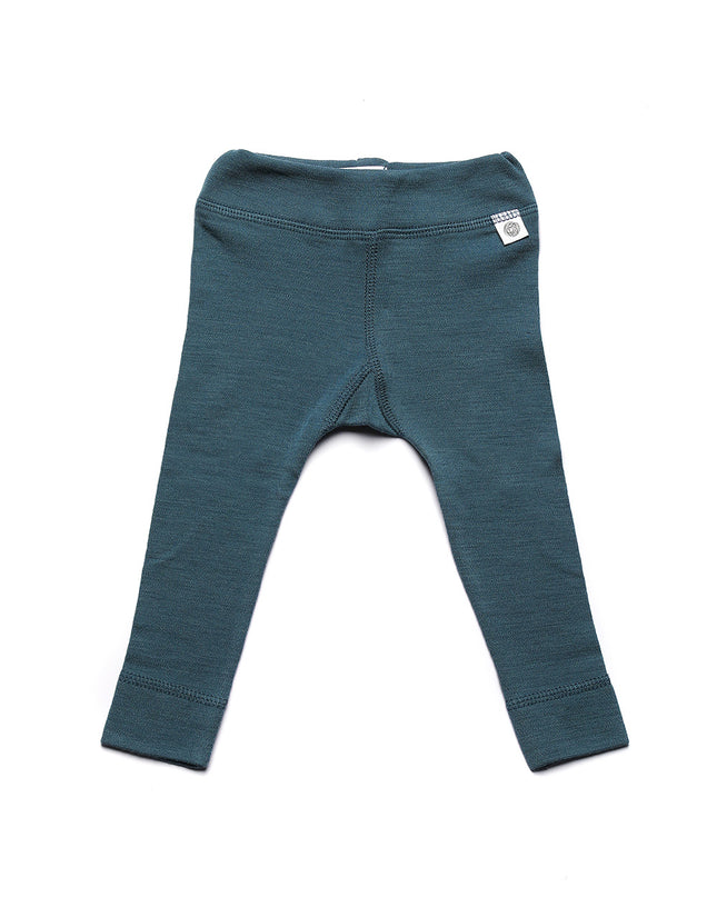 Woll-Baby-Kinderhose - Merinowolle - Orion Blue