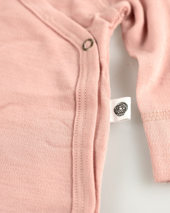 Wickel-Strampler aus Wolle mit langen Ärmeln – Merinowolle