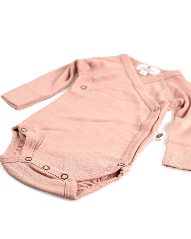 Wickel-Strampler aus Wolle mit langen Ärmeln – Merinowolle