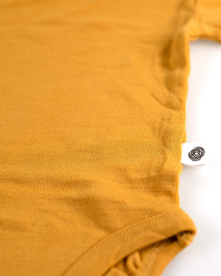 Kurzarm-Body aus Wolle – Merinowolle