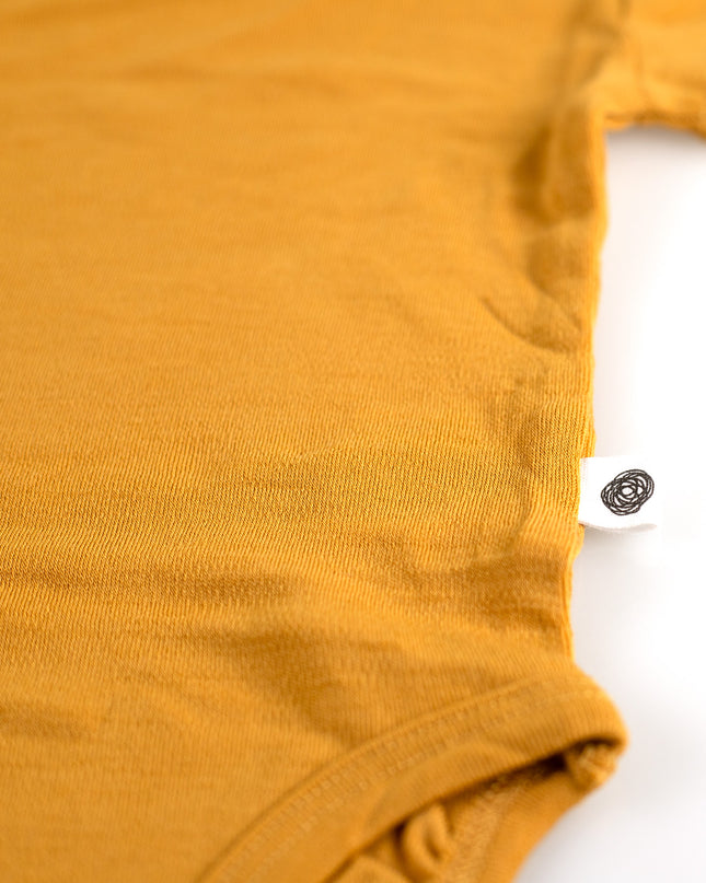 Kurzarm-Body aus Wolle – Merinowolle