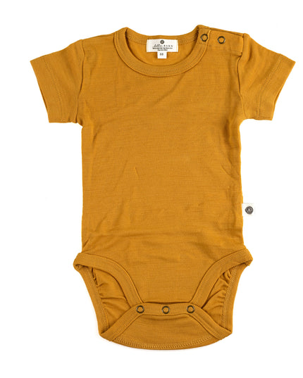 Kurzarm-Body aus Wolle – Merinowolle