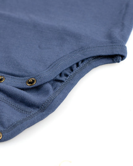 Kurzarm-Body aus Wolle – Merinowolle