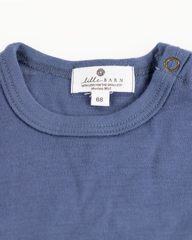 Kurzarm-Body aus Wolle – Merinowolle