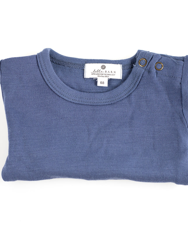 Kurzarm-Body aus Wolle – Merinowolle