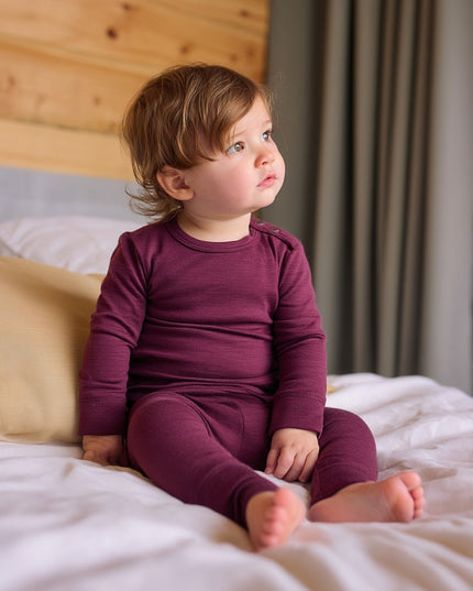 Wollpullover für Babys und Kinder - Merinowolle - Feige