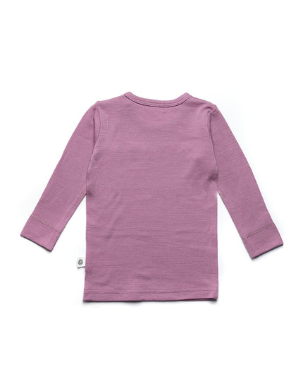 Wollpullover für Babys und Kinder - Merinowolle - Lavender Mist