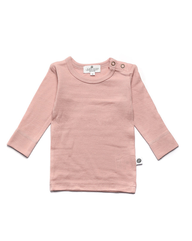 Wollpullover für Babys und Kinder - Merinowolle - Misty Rose