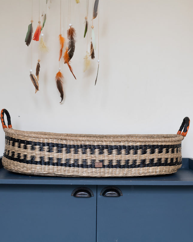 Wickelkorb aus Seegras - Salbeigrün