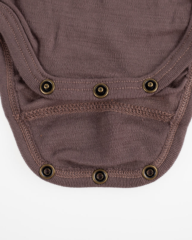 Wickel-Strampler aus Wolle mit langen Ärmeln – Merinowolle