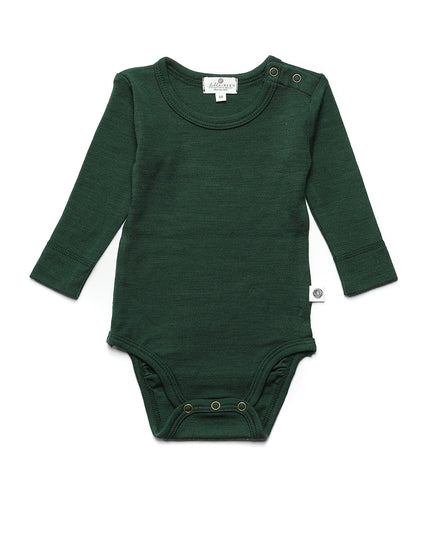 Kurzärmliger Wollbody – Merinowolle – Burnt Henna